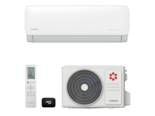 Kentatsu KSGAB26HZRN1W/ KSRAB26HZRN1 - инверторный настенный кондиционер с Wi-Fi, охлаждение / обогрев, мощность 2,64 (0,87~2,93) / 2,93 (0,94~3,22) кВт, температура на улице -15~+50°C / -15~+24°C, многоступенчатая очистка воздуха, фреон - R32.