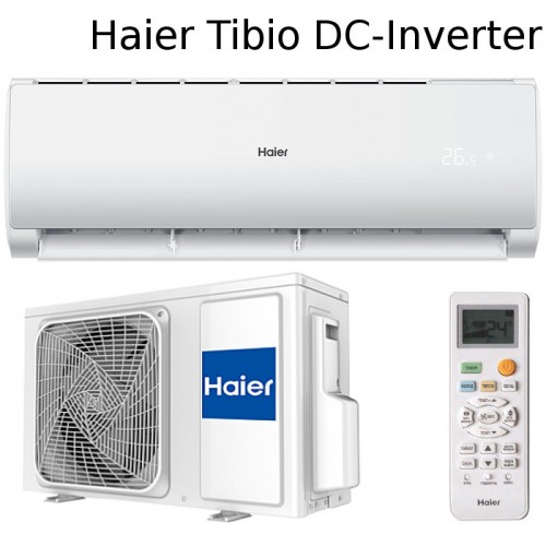 Кондиционер Haier AS12TB3HRA серии Tibio DC Invertor инверторный настенный, охлаждение / обогрев, мощность 3.5 (1.0~3.6) / 3.7 (1.3~3.9) кВт, температура на улице +10~+43°C / -15~+24°C, тихий, компрессор Hitachi.